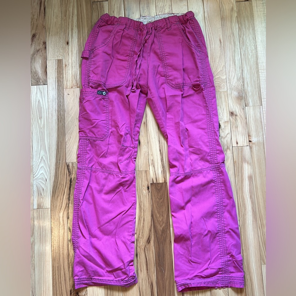 Hot pink scrub pants